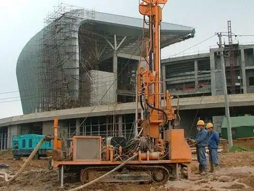 潜孔锤施工现场