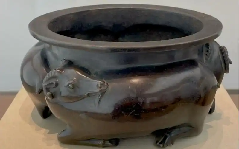 苏州博物馆藏《宣德炉》 #宣德炉 #铜香炉 #香炉