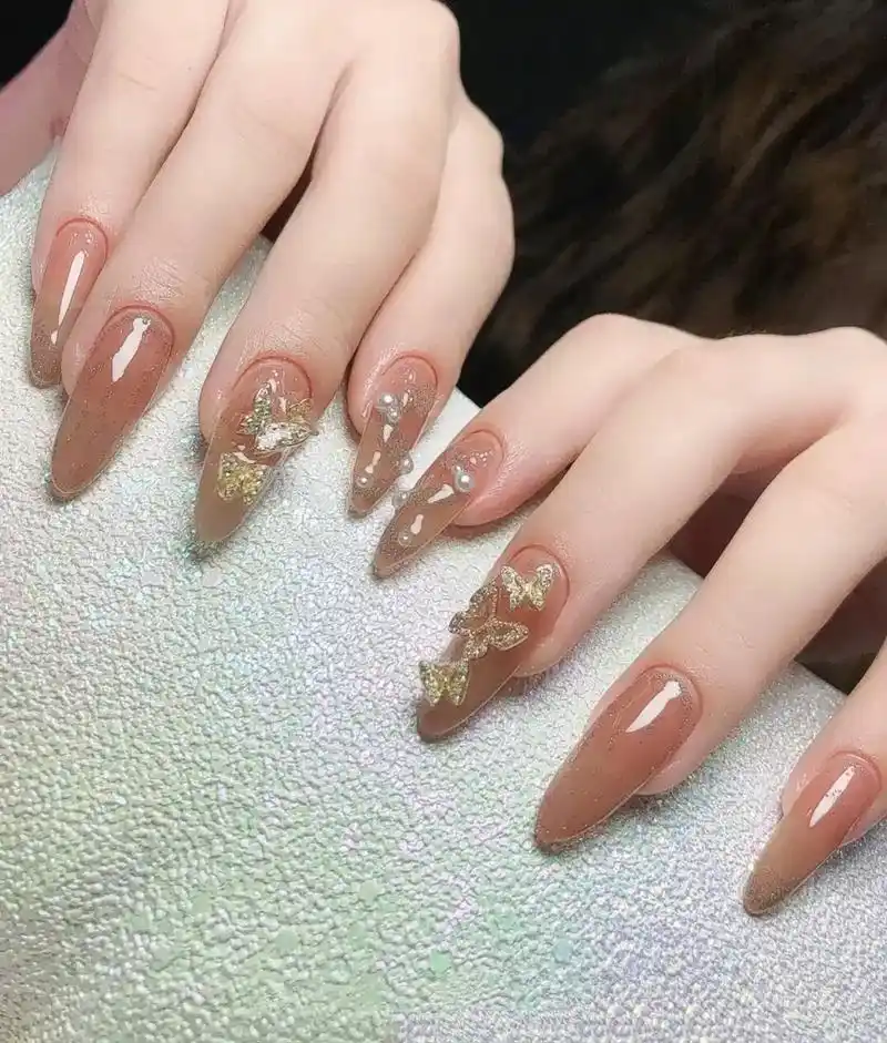 神仙美甲 #美甲款式图片2021最火网红款 长款美甲有你喜 - 抖音