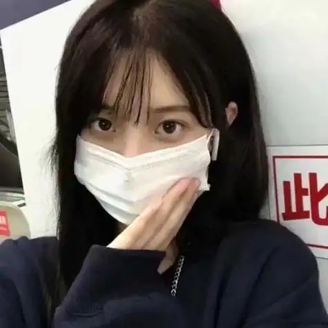 网红头像女戴口罩 女生头像图片大全 -【爱个性】