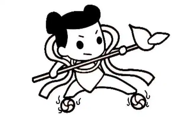 哪吒简笔画大全