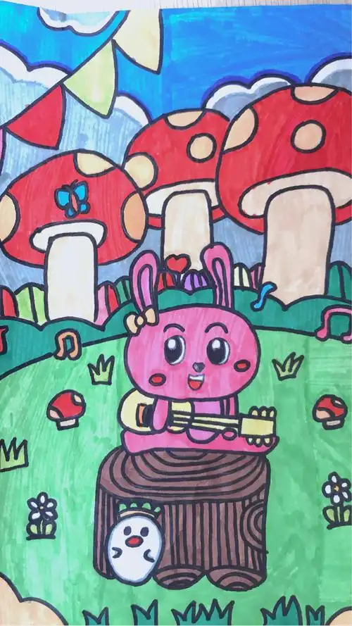 滕州市第二实验小学华晨校区校本课程--二年级思维绘画