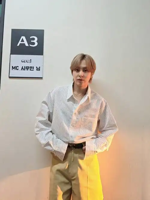 240703 珉锡官推更新《make mate 1(ma1)》 ep08 珉锡幕后照片一则