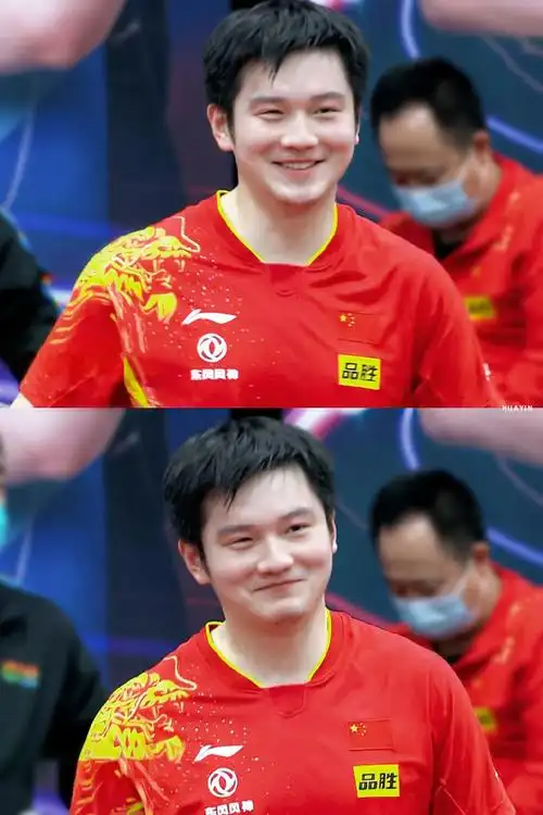 樊振东摔倒自己都笑了