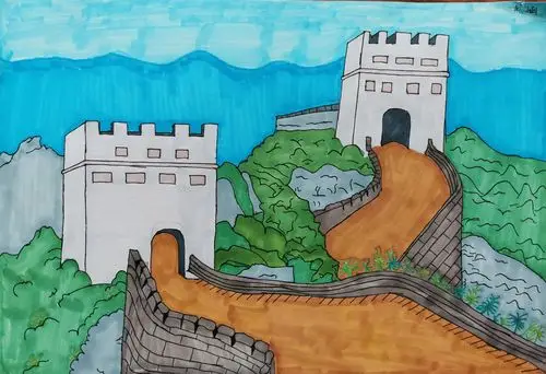 【心向远方 砥砺前行】建大附中学生主题美术作品