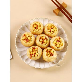 和厨panipuri印度进口空心球街头小吃油炸玛莎拉脆脆土豆球200克料包