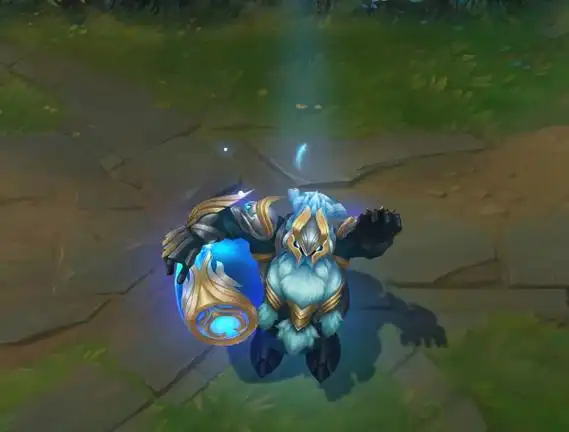 【酒桶皮肤鉴赏】冰原与光明骑士古拉加斯的特效对比