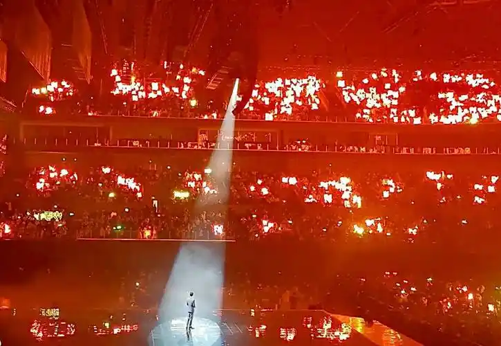 原创前有红海后有花海小飞侠送肖战1005朵玫瑰如梦之梦绽放舞台