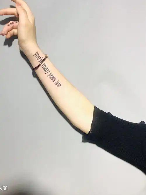 手上英文_纹身图案手稿图片_魁杰的纹身作品集