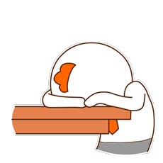 阿鸡米德瞌睡篇gif动态表情