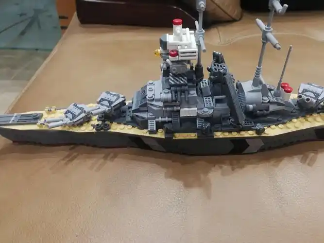 水祖国版乐高俾斯麦积木