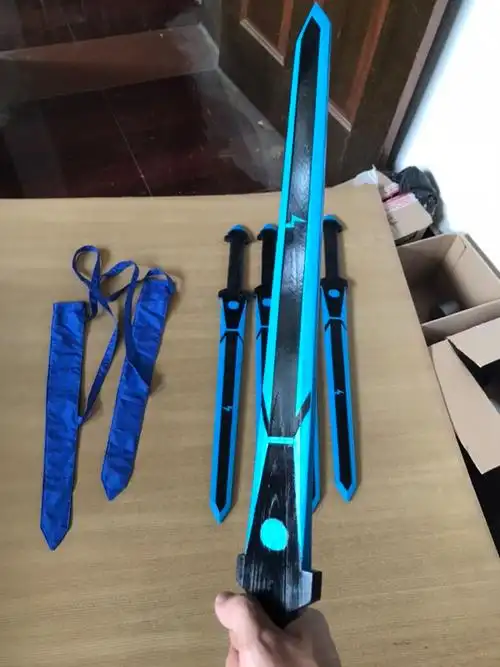 迷你世界能量剑 迷你世界能量剑木质儿童玩具剑66厘米儿童生日心仪