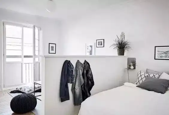 一面不到顶的矮墙 让空间更大更实用