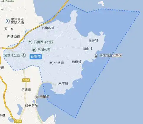 石狮地图1,灵秀山走进灵秀山灵秀山位于福建省石狮市西南境内,海拔