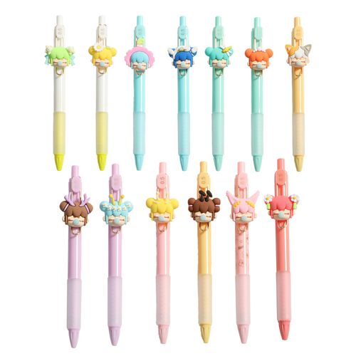 晨光林深不知处盲盒笔h7316囡茜nanci饰件小狐仙按动中性笔学生用