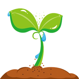 春天萌芽 发芽矢量手绘