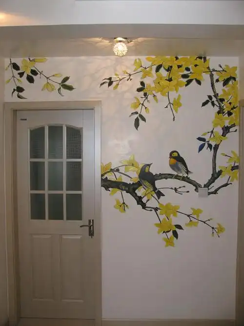 大学生做的各种墙绘丙烯画兼职老作品翻箱底的打包放站酷oo