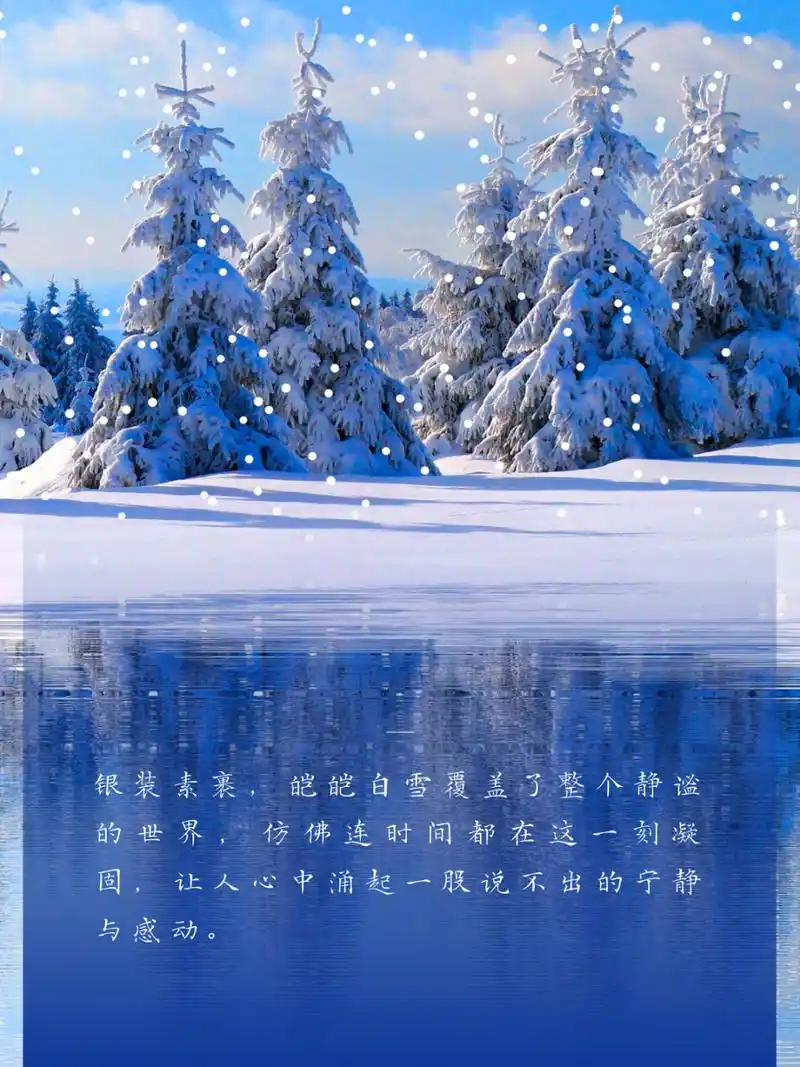 但拿起笔却词穷了94 喵喵整理了一些关于雪景的心情句子分享