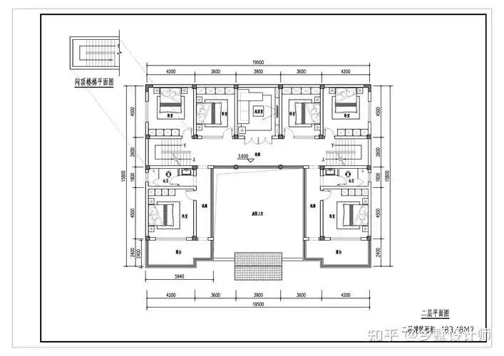 湖南宁乡二层中式三合院