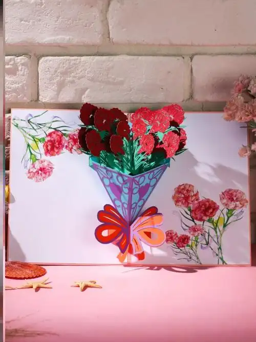 老师手工卡片新款妇女节妈妈三八礼物女神生日贺卡贺卡