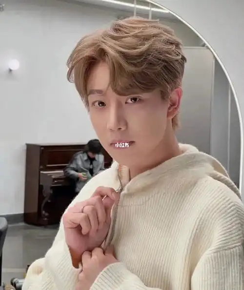 男生染发香槟色奶茶灰色