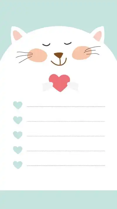 手帐边框便签举牌 手帐背景壁纸封面