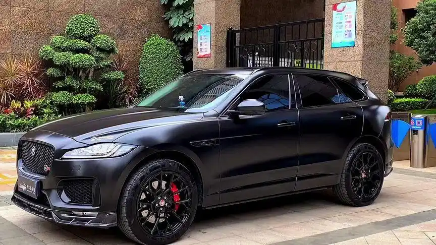 改色贴膜 #黑武士 捷豹fpace