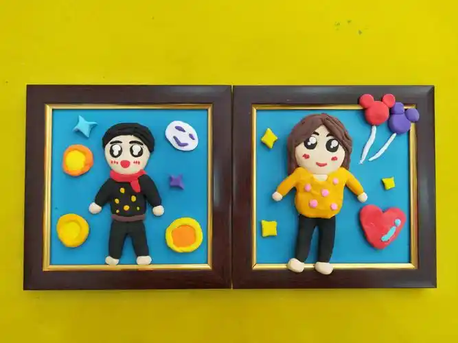 部落美术顺驰校区手工人物设计合集