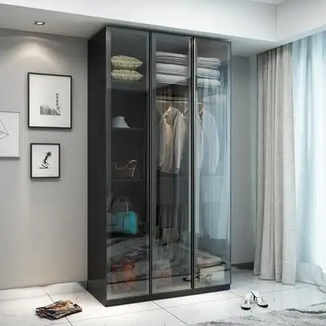 玻璃衣柜日常收纳技巧图片:玻璃衣柜柜门效果图大全?