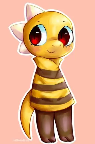 undertale传说之下精美人物图包monsterkid篇