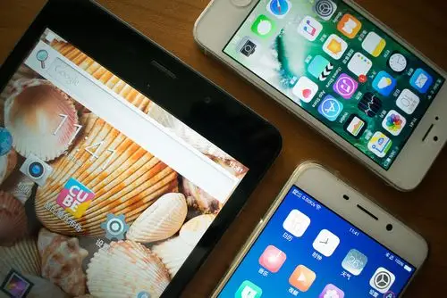 对比的是oppo r9和苹果5手机,屏幕亮度都放到最大.