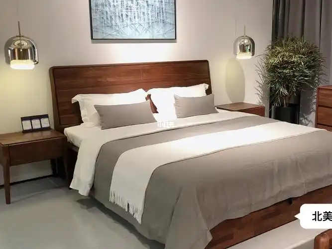 赖氏家具良设系列北美黑胡桃沙发