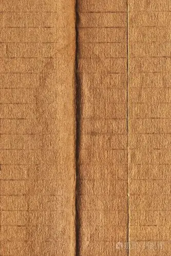 回收站波纹棕色纸板 grunge 纹理样本