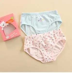 莫代尔纯棉12岁女童内裤柔软高腰儿童三角裤学生裤头女孩面包裤