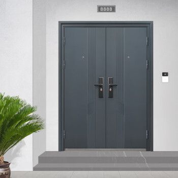 德骊嘉子母门防盗门家用进户门室外农村自建房别墅大门入户门双开门