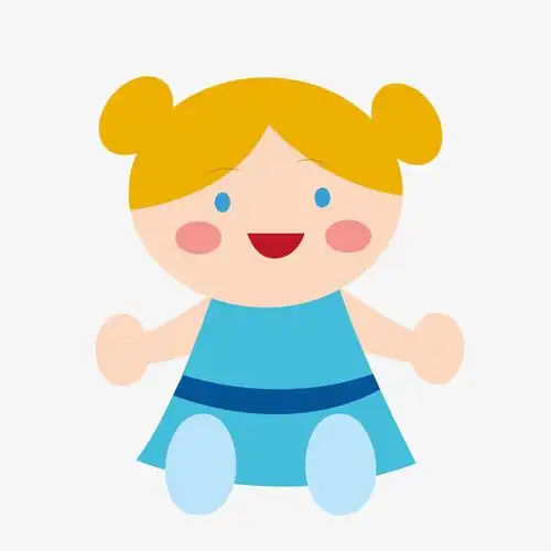 卡通儿童玩具洋娃娃设计