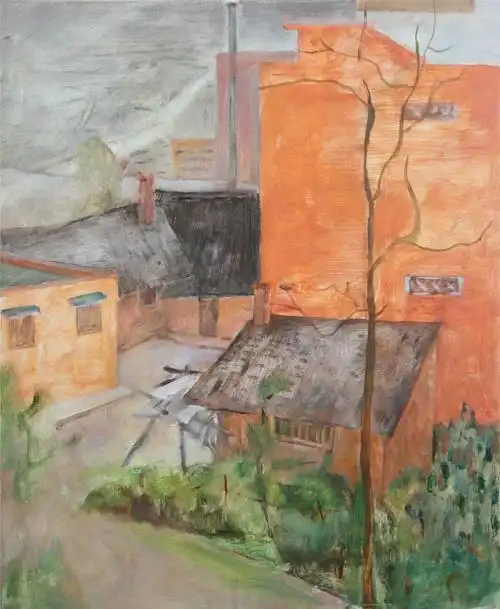 红房子 4900元 亚麻油彩 50x40厘米