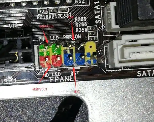 请问组装机主板的9针跳线怎样接,如图? - 知乎