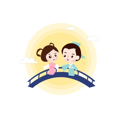 卡通七夕节图片大全