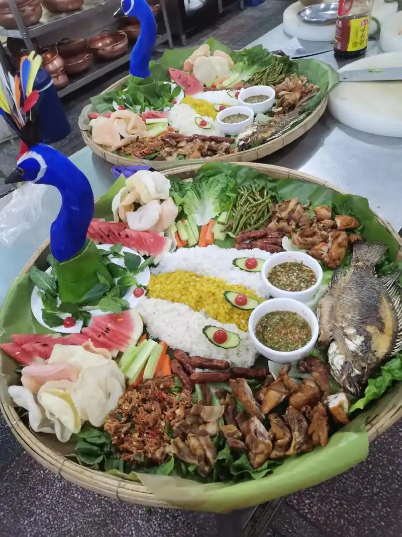 民族特色美食 #手抓饭 #傣味 "现在挺佩服自己的