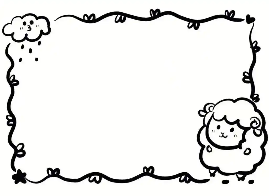 边框素材.#幼儿园区域 #环创素材 #幼儿园玩教具 #可打印 - 抖音