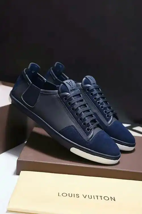 lv 经典款 舒适橡胶大底气质男鞋 - 原单精仿奢侈品a货店