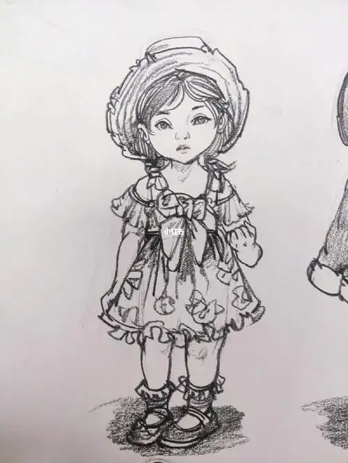 命题创作速写素材儿童篇