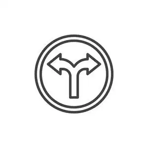 十字交通标志图片