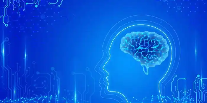 创新科技思维蓝色科技炫光背景