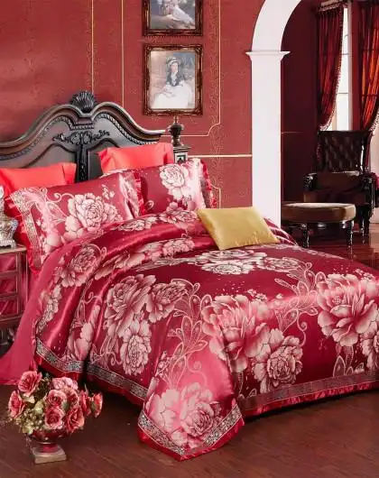 恐龙家纺家居用品专场 龙宝 天丝大提花四件套