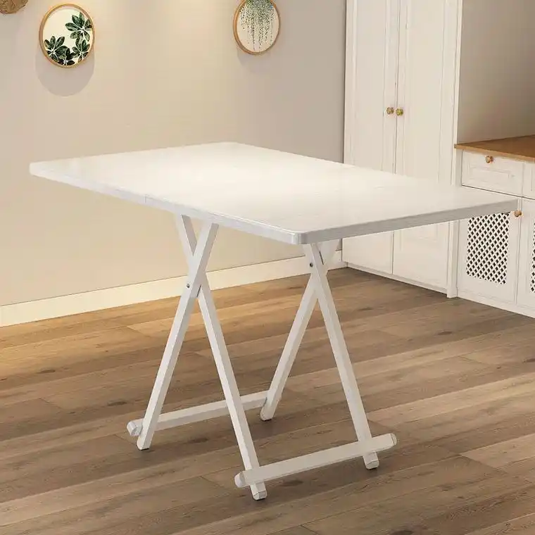 书香人嘉 折叠桌餐桌家用简易小户型折叠桌椅组合长方形吃饭桌子摆摊