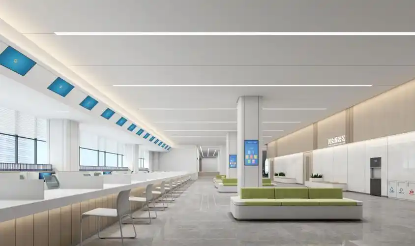 税务自助服务大厅 效果图通过大厅智能化服务设备前台综合受理,后台