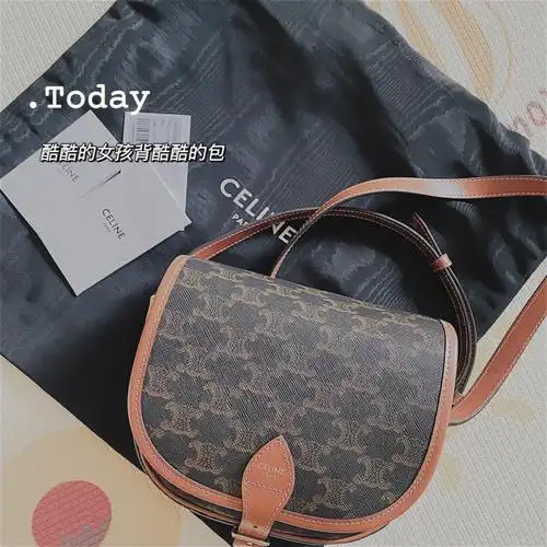 celine马鞍包
