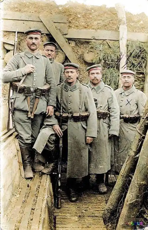 第一次世界大战的德国士兵